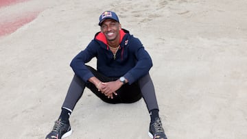 Jordan D¨ªaz, posa para AS en Madrid.