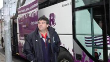 <b>SU DEBUT. </b>Onésimo afronta en Mestalla su primer partido como técnico del equipo pucelano.