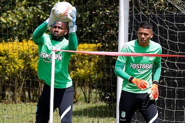 Imágenes del entrenamiento de Atlético Nacional.