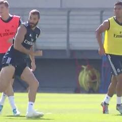 El Madrid ultima su preparación para Bilbao con todos disponibles