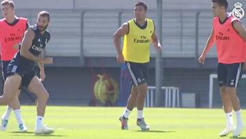 El Madrid ultima su preparación para Bilbao con todos disponibles