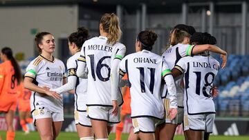 03/02/24 FUTBOL FEMENINO
PARTIDO PRIMERA DIVISION IBERDROLA
REAL MADRID - VALENCIA
GOL 1-0 GOL CAICEDO ALEGRIA