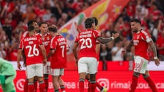 Richard Ríos debuta en el triunfo de Benfica contra el Fenerbahce de Durán