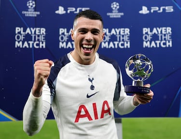 Pedro Porro dedica su ‘MVP’ a las víctimas de Adamuz