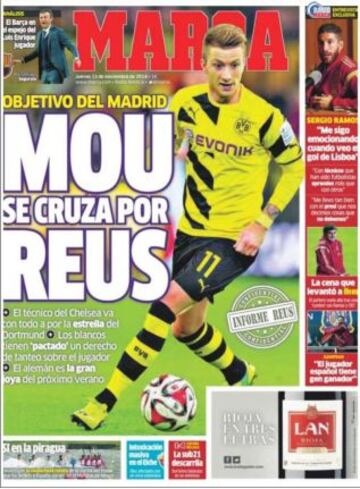 Portadas de la prensa deportiva