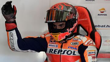 Márquez durante el segundo fin de semana en Jerez 2020.