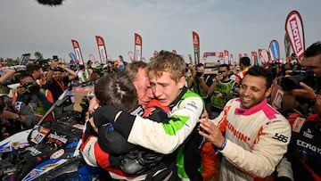 GOCZAL Eryk (pol), Coban-Energylandia Rally Team, BRP, SSV, FIA W2RC, portrait, arrival during the Stage 14 of the Dakar 2023 between Al-Hofuf and Damman, on January 15, 2023 in Damman, Saudi Arabia