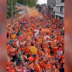 La masa de 10.000 holandeses que causa tendencia en el Mundial femenino