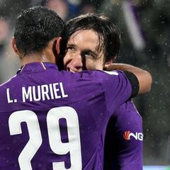 La asistencia y gol de Muriel contra la Roma por Copa Italia