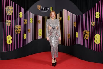 Bryce Dallas Howard durante la alfombra roja de los Premios BAFTA 2024 celebrados en el Royal Festival Hall del Southbank Centre de Londres.