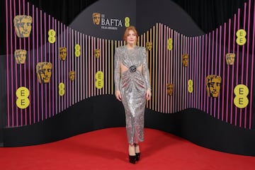 Bryce Dallas Howard durante la alfombra roja de los Premios BAFTA 2024 celebrados en el Royal Festival Hall del Southbank Centre de Londres. 