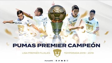 Pumas vence a Chivas y es campe&oacute;n de la Liga Premier