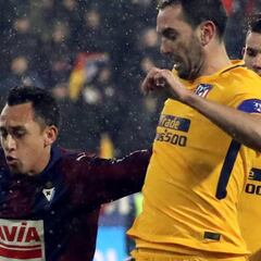 Godín no estará ante el Girona por acumulación de amarillas