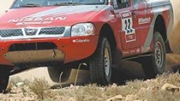 <b>A TOPE. </b>Nani Roma se mostró tan eficaz como espectacular al volante del Nissan oficial.