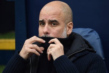 Pep Guardiola sufrió mucho ante el Everton. 