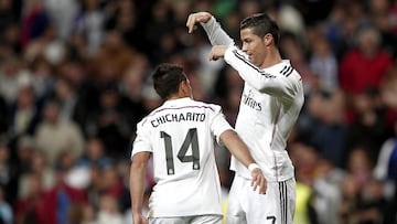 Chicharito recuerda sus momentos con el Real Madrid en Champions League