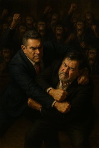 Los mejores memes que dejó la sorprendente pelea entre ‘Alito’ Moreno y Noroña en el Senado