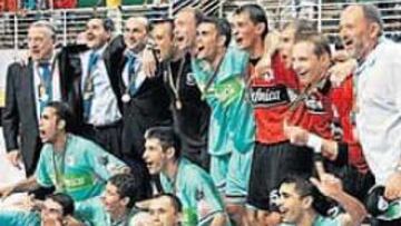 <b>BICAMPEONES. </b>Interviú venció en la final del año pasado al Malwee brasileño en su propia casa.