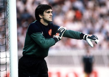 La selección española, entrenada por Miguel Muñoz, sufría para acceder a la final de la Eurocopa. Su rival en semifinales era Dinamarca, con Michael Laudrup, Olsen o Lerby, en un duelo lleno de emoción y suspense. Maceda empataba a veinte minutos de la prórroga, otro gol salvador tras el cosechado ante Alemania, para darle acceso a esta ronda. Klaus Berggreenera era expulsado en la prórroga, pero España no fue capaz de ponerse por delante. Pleno de goles españoles en los penaltis: Santillana, Señor, Urquiaga, Víctor y Sarabia. Arconada paraba el tiro decisivo a Elkjaer y daba el pase a España.