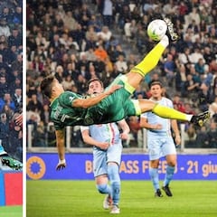 Cristiano quiso repetir su mítica chilena en el Allianz: el resultado no fue el mismo...