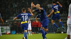 Ángelo Henríquez reaparece en Europa con un golazo: la inició y la terminó