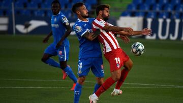 Diego Costa en el Getafe-Atl&eacute;tico