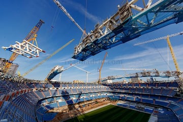 Continúan las obras de remodelación del Bernabéu