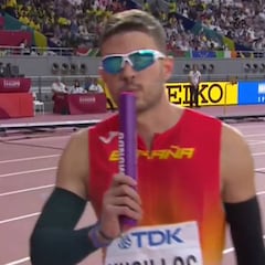 El relevo 4x400 de España queda eliminado en las series