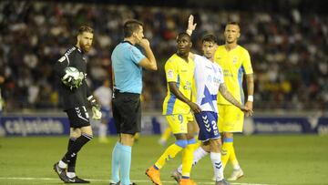 07/09/19  PARTIDO SEGUNDA DIVISION 
 TENERIFE - LAS PALMAS 
 REVISION VAR ARBITRO DIAZ DE MERA ESCUDEROS