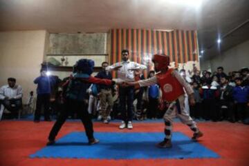El taekwondo para evadirse de la guerra en Siria