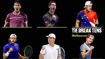 Nick Kyrgios, Rafa Nadal, Novak Djokovic, Lleyton Hewitt, Stan Wawrinka, Lucas Pouille, Tomas Berdych y Dominic Thiem ser&aacute;n los protagonistas del Tie Brek Tens en Melbourne.