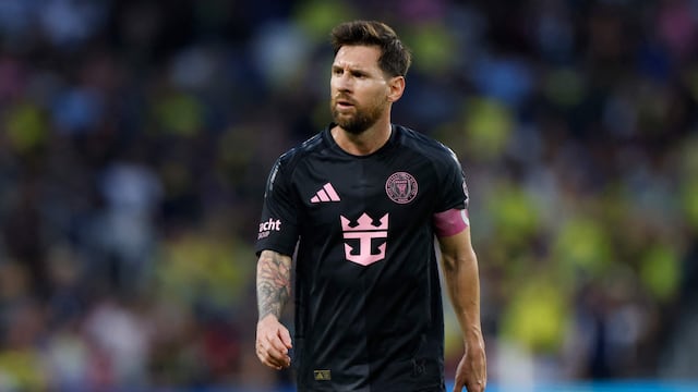 Lionel Messi aseguró su primera Bota de Oro en la MLS con un imponente hat-trick contra Nashville SC. Messi tuvo una campaña imponente frente al arco rival. Johnnie Izquierdo/Getty Images/AFP (Photo by Johnnie Izquierdo / GETTY IMAGES NORTH AMERICA / Getty Images via AFP)