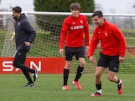 30/01/2026 SPORTING ENTRENAMIENTO
MAREO. ANDRÉS CUENCA EN SU PRIMER ENTRENAMIENTO