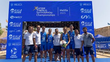 Italia y Francia brillan en Melilla: dominio continental en el Europeo de Triatlón Sprint