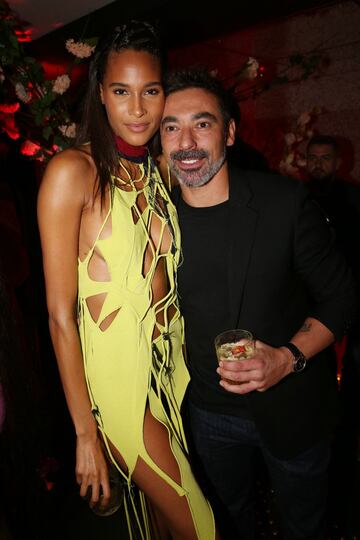 Cindy Bruna y Ezequiel Lavezzi.