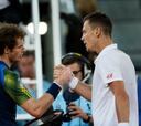 Berdych se carga a Murray y Wawrinka derrota a Tsonga