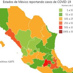 Mapa y casos de coronavirus en México por estados hoy 18 de abril