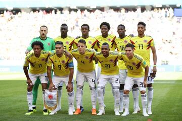 Once inicial de Colombia. 