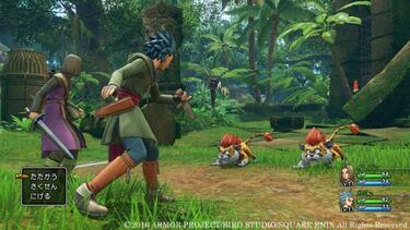 Comparativa de imágenes de Dragon Quest XI en PS4 y 3DS