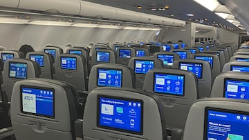 Obligan a un pasajero a volver a su asiento en un vuelo semivacío y se genera la polémica en redes