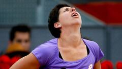 Carla Su&aacute;rez se despidi&oacute; del Madrid Mutua Open.