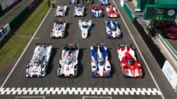 FOTO DE FAMILIA. Imagen del m&iacute;tico circuito antes del test celebrado el pasado fin de semana.
 