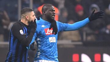 Cuatro apuñalados antes del Inter-Nápoles; insultos racistas a Koulibaly y denuncia de Ancelotti