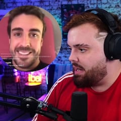 La reacción viral de Ibai Llanos al vídeo de Fernando Alonso y la compra en el supermercado