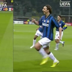 No sabes quién es Ibra si no lo has visto: sólo 2" después de recibir ahí clavó su mejor gol en la Champions