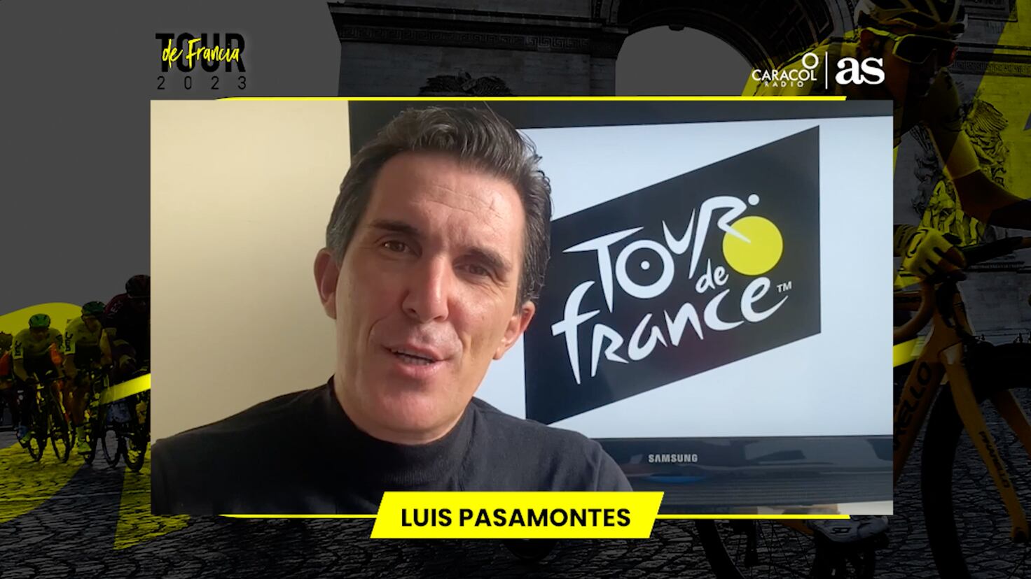 Luis Pasamontes en el Tour Fotofinish para Jasper Philipsen AS Colombia