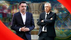 Ancelotti y Xavi tienen los mismos números en El Clásico de Real Madrid ante Barcelona