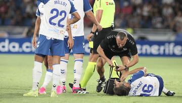 La lesión de Aitor Sanz.