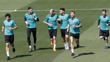08/05/18 ENTRENAMIENTO DEL REAL MADRID SERGIO SERGIO RAMOS
NACHO
ASENSIO
THEO
CASILLA
VALLEJO
