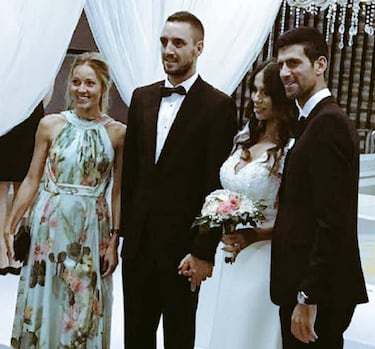 Viktor Troicki dio el 's¨ª quiero' a la ex¨®tica Aleksandra Djordjevic